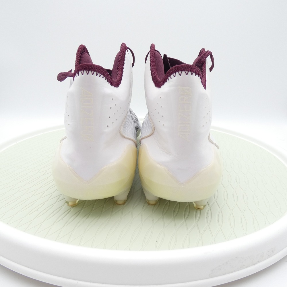Adidas Adizero 5-Star 6.0 Football Cleats White Maroon BW1088 Mens 14 - Picture 4 of 9